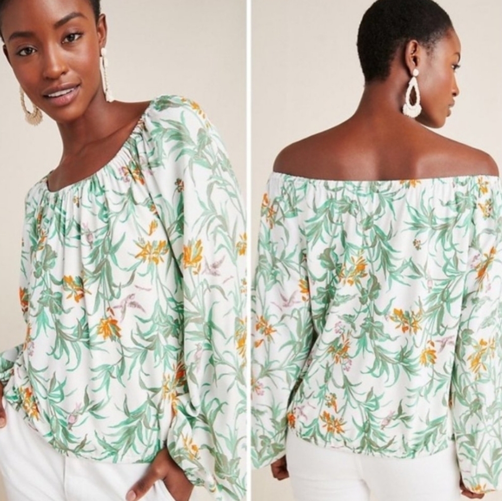 Anthropologie Cascais Floral Top XS